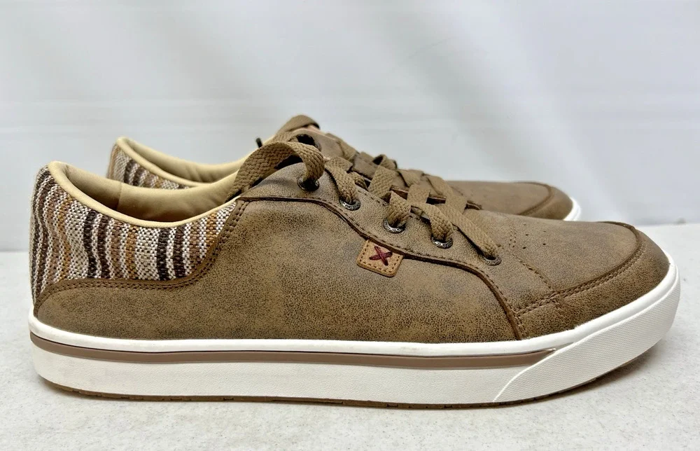 TWISTED X Men's 11.5 M Casual Shoes Size Lace Up Leather Brown Bomber MCA0055